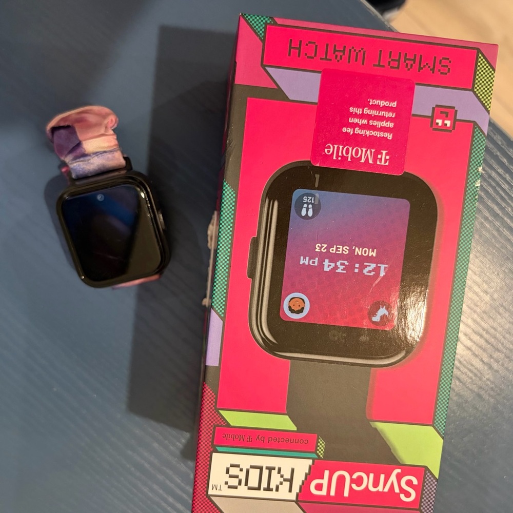 Smartwatch for Kids -  Tie-Dye Band and black  tmobile